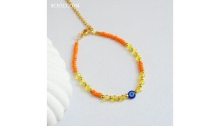 New Design Evil Eye Crystal Beads Bracelet Premium Handmade